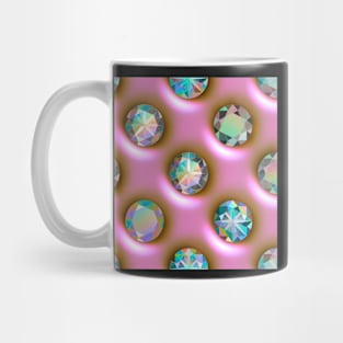 Precious Jewels on Pink Mug